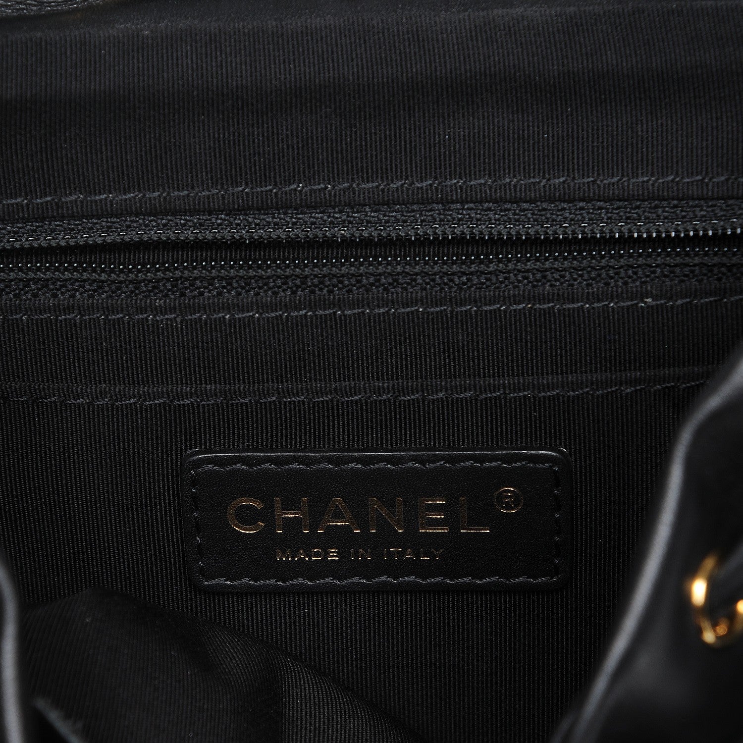 Chanel Calfskin Chevron Quilted Small Urban Spirit Backpack Black 7 of 8