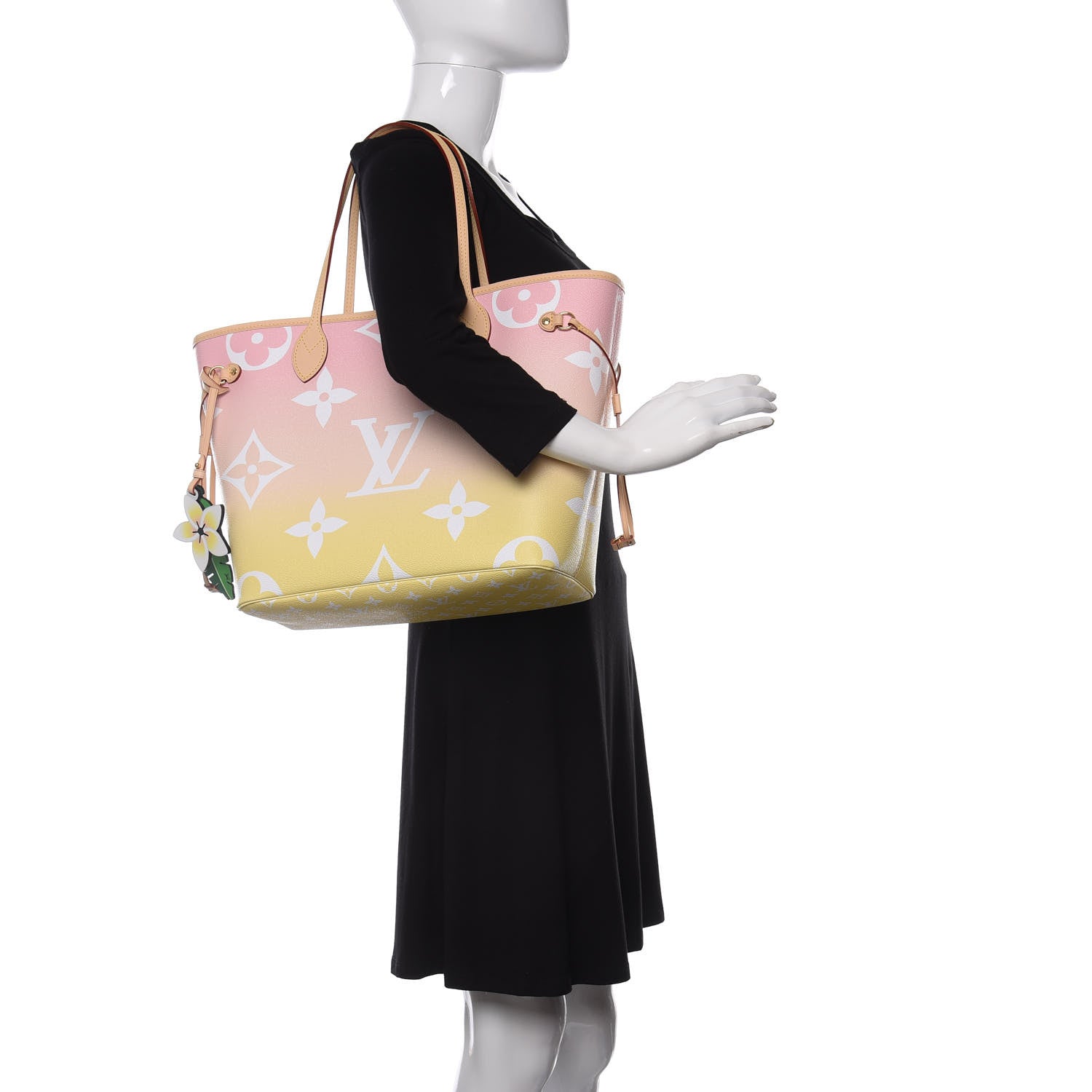 Louis Vuitton Monogram Giant By The Pool Neverfull MM Light Pink 2 of 11