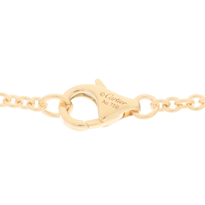 Cartier 18K Yellow Gold Interlocking LOVE Necklace 4 of 6