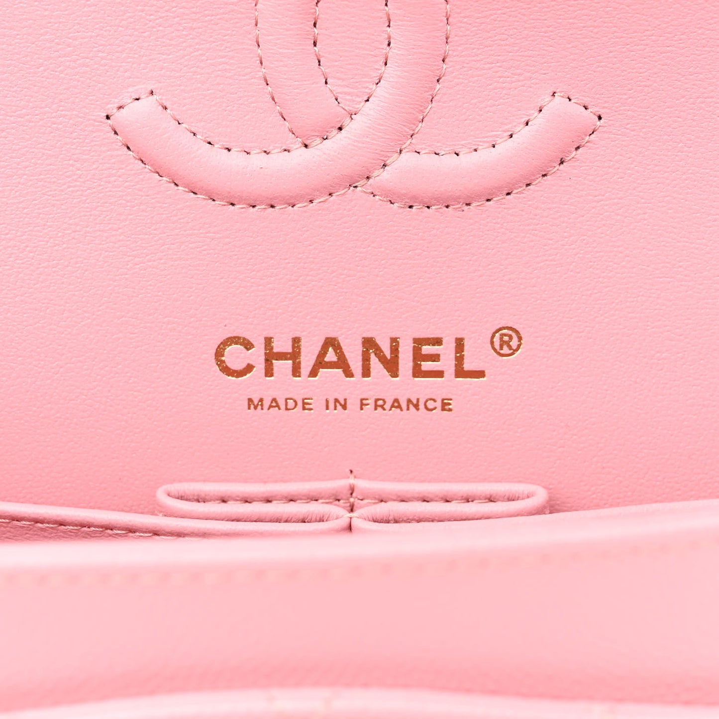 Caviar Quilted Small Double Flap Pink