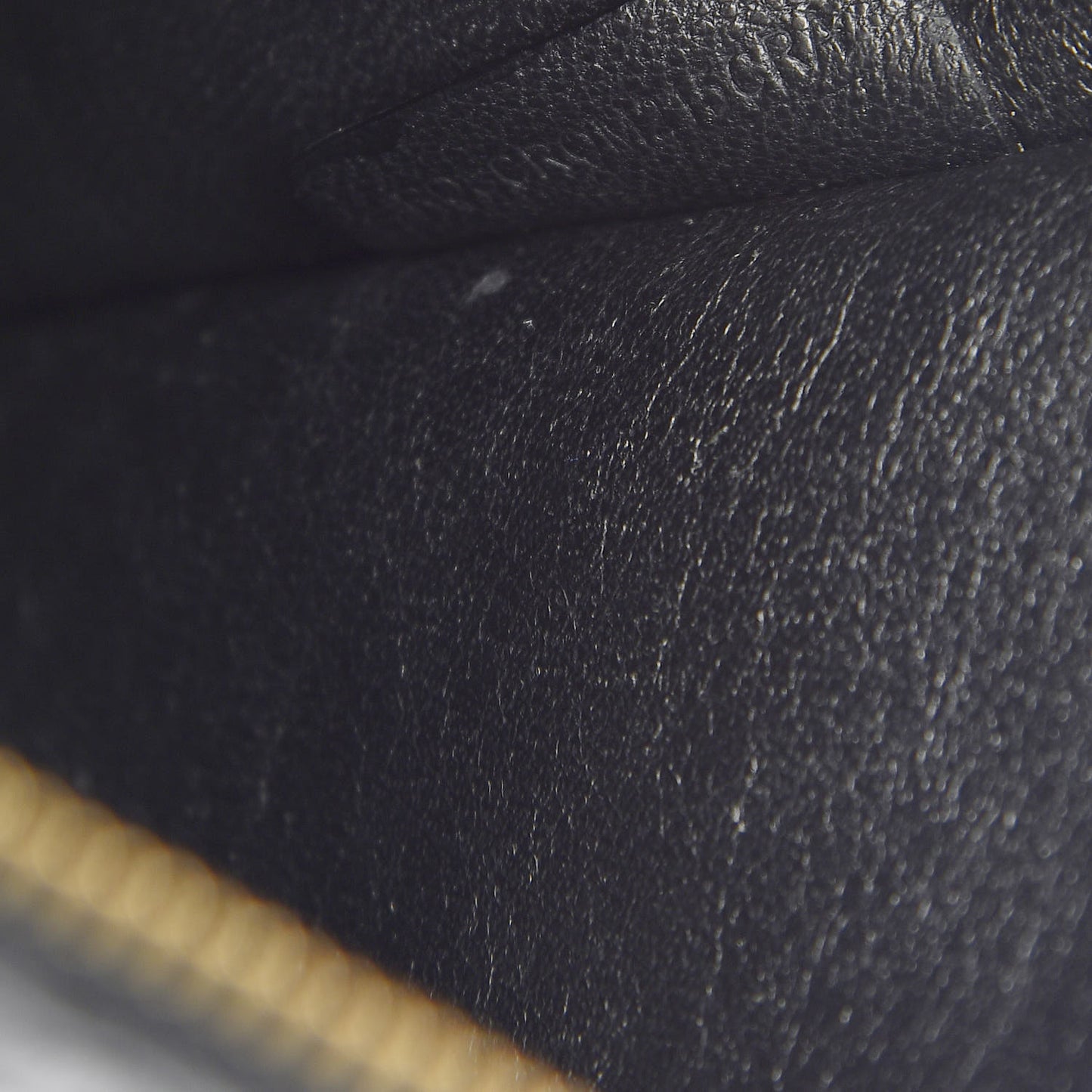 Signature Grain Calfskin Check Embossed Small Canterbury Tote Black