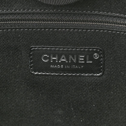 Chanel Mixed Fibers Calfskin Small Deauville Tote Black 6 of 11