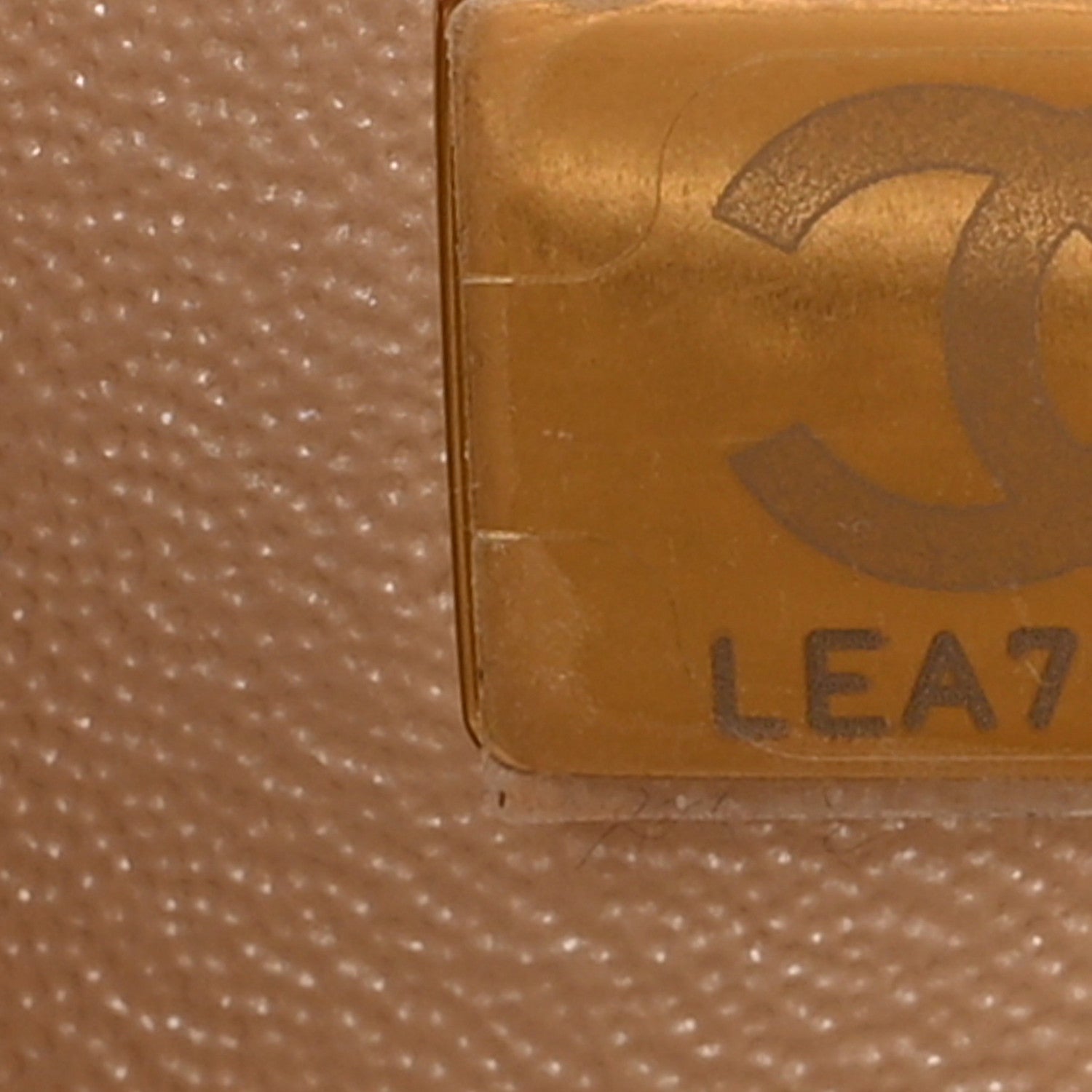 Chanel Metallic Goatskin Quilted Mini Rectangular Flap Gold 6 of 10
