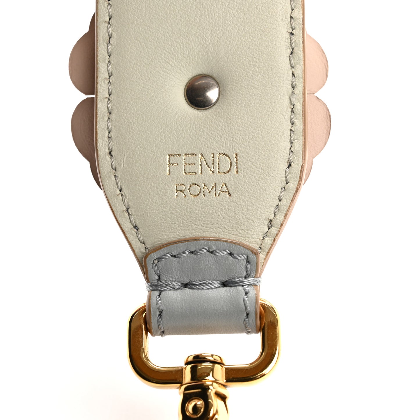 Calfskin Flowerland Studded Strap You Dove