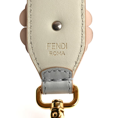Fendi Calfskin Flowerland Studded Strap You Dove 3 of 9