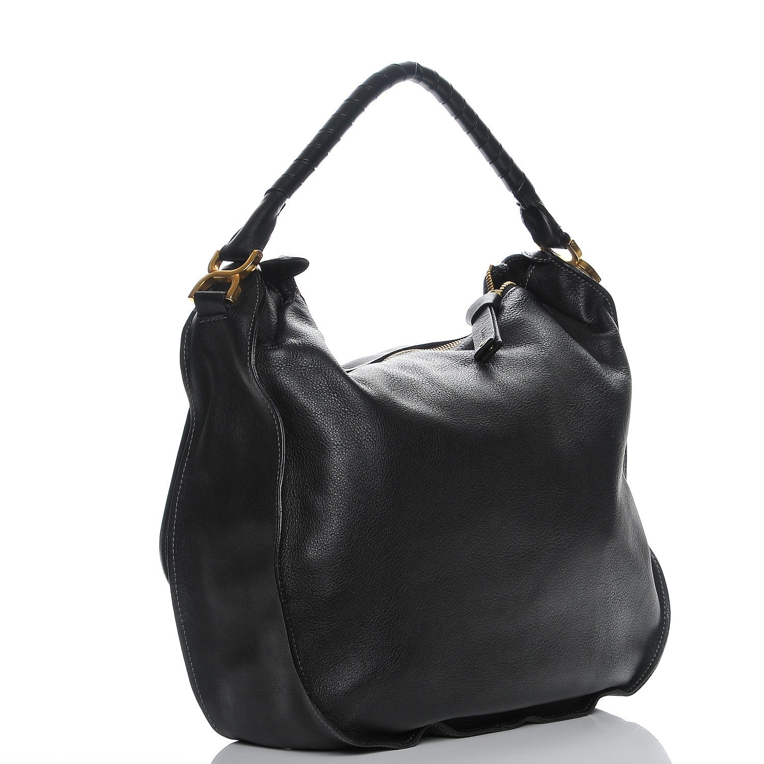 Chloe Calfskin Large Marcie Hobo Black 3 of 8