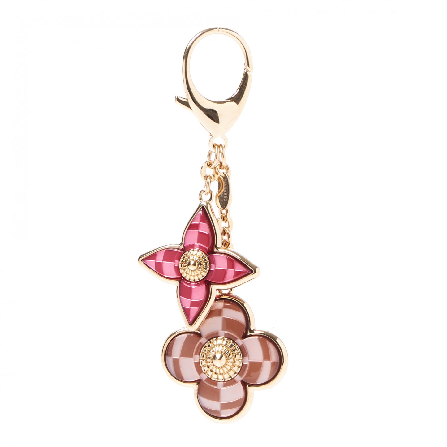 Metal Resin Mosaique Bag Charm Rouge Fauviste