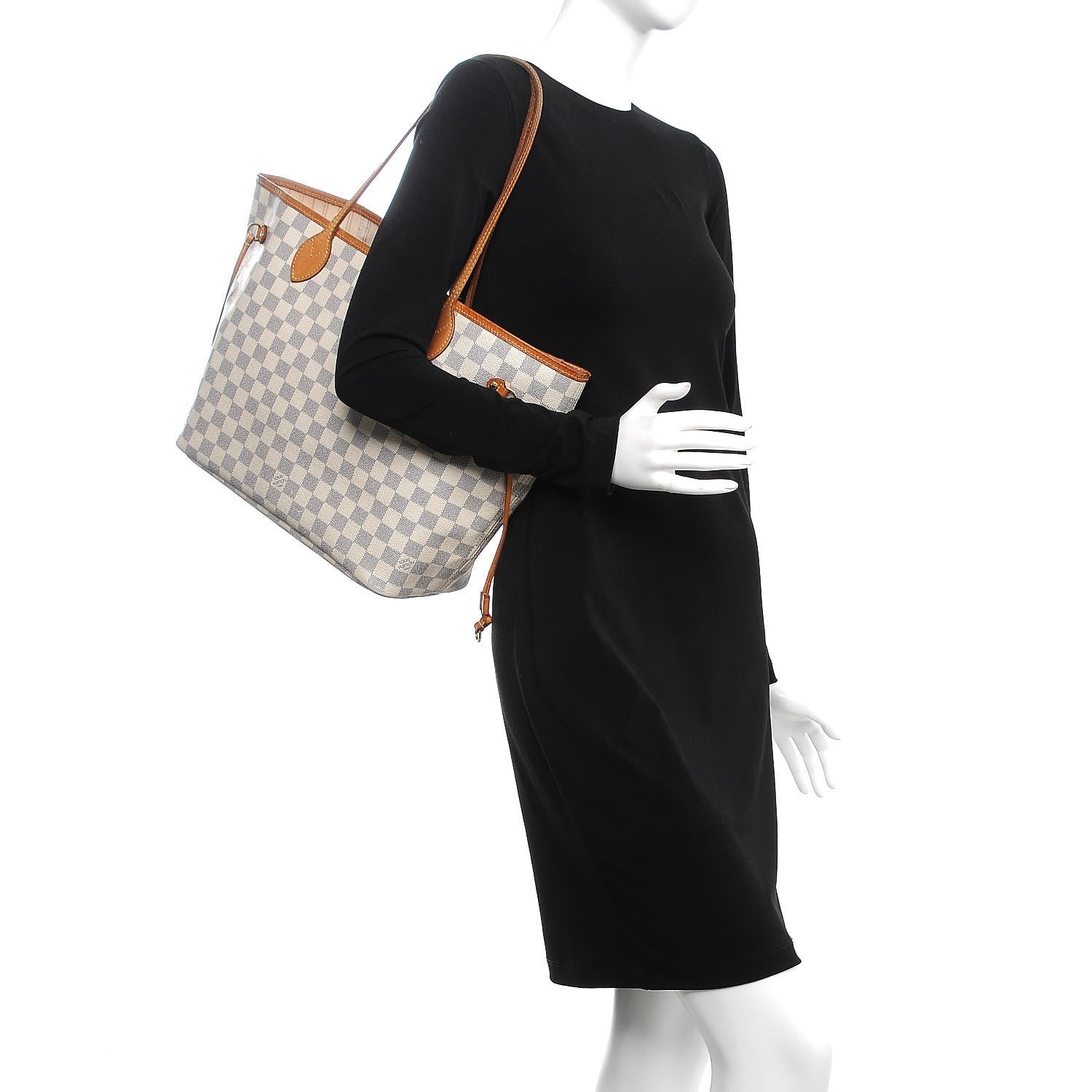 Louis Vuitton Damier Azur Neverfull MM 2 of 16