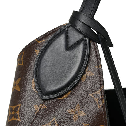 Louis Vuitton Monogram Flower Hobo Black 10 of 17