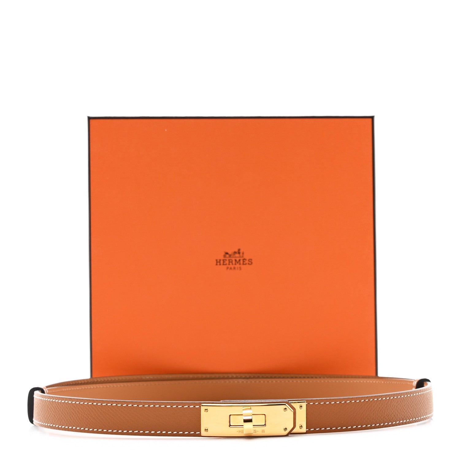 Hermes Epsom Kelly Belt Gold 4 of 4