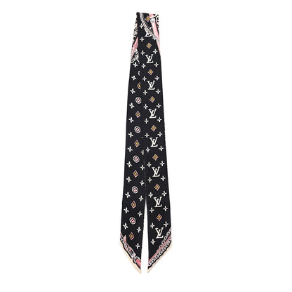 Louis Vuitton Silk Monogram Wild At Heart BB Bandeau Black 2 of 3