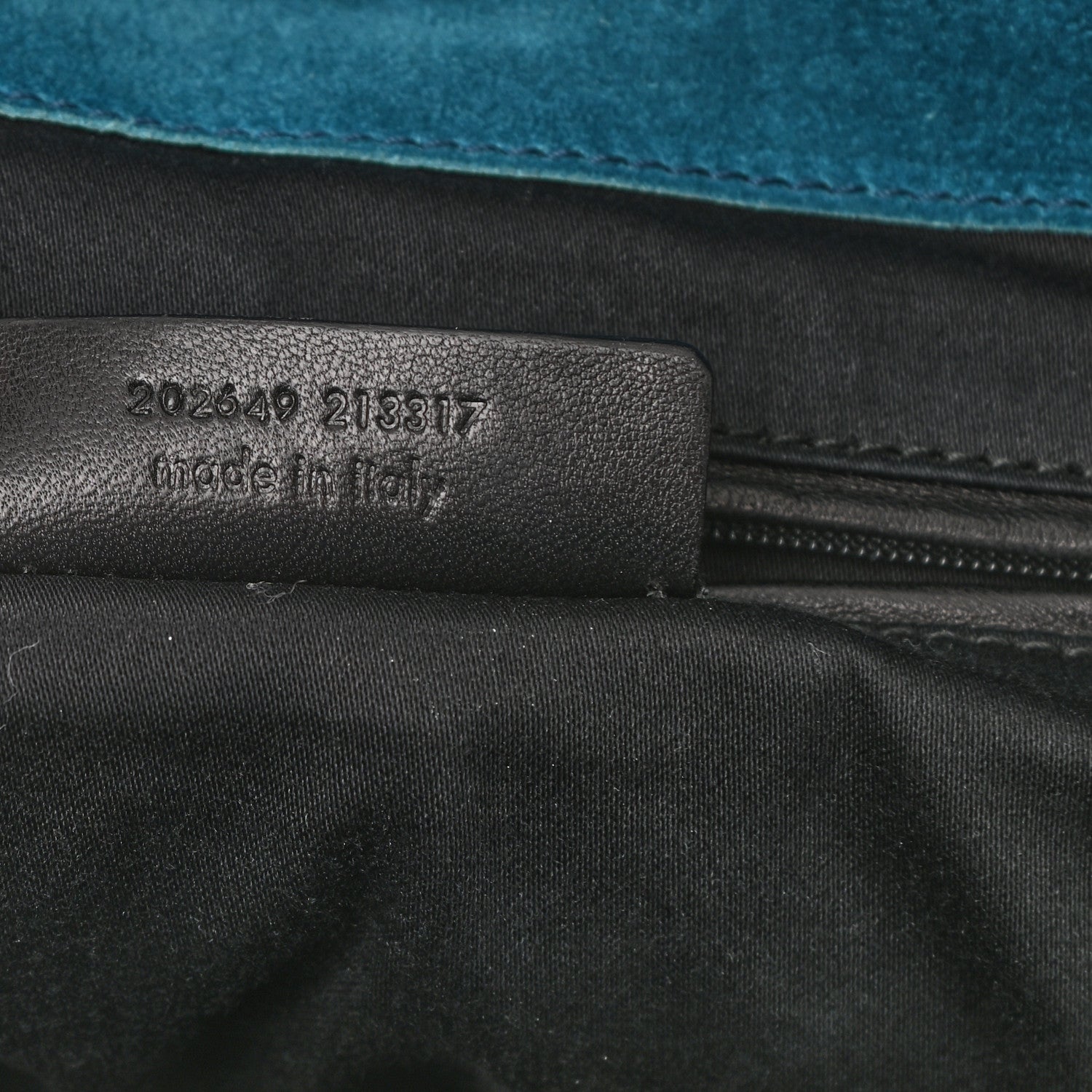 Saint Laurent Patent Small Downtown Tote Petrol Blue 7 of 8
