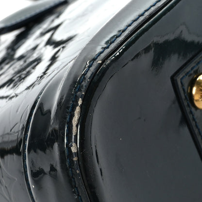 Louis Vuitton Vernis Alma GM Blue Nuit 8 of 13