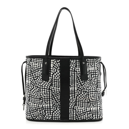 MCM Grained Calfskin Visetos Medium Liz Reversible Shopper Tote Black 3 of 19
