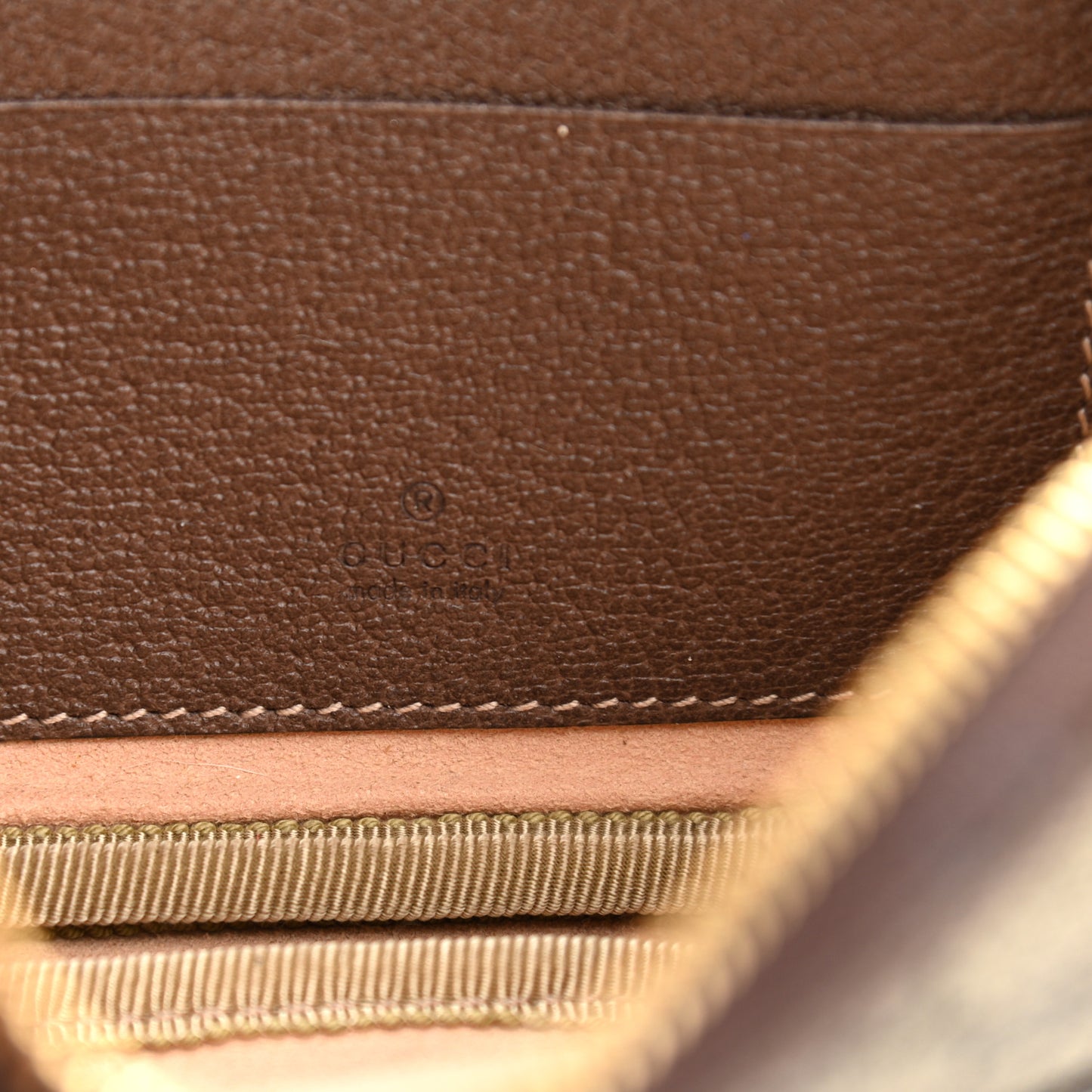 GG Supreme Monogram Ophidia Belted iPhone Case 90 36 Dark Brown