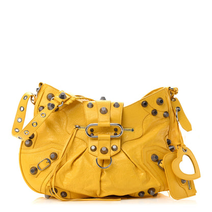 Balenciaga Agneau Arena Large Le Cagole Shoulder Bag Yellow 1 of 15