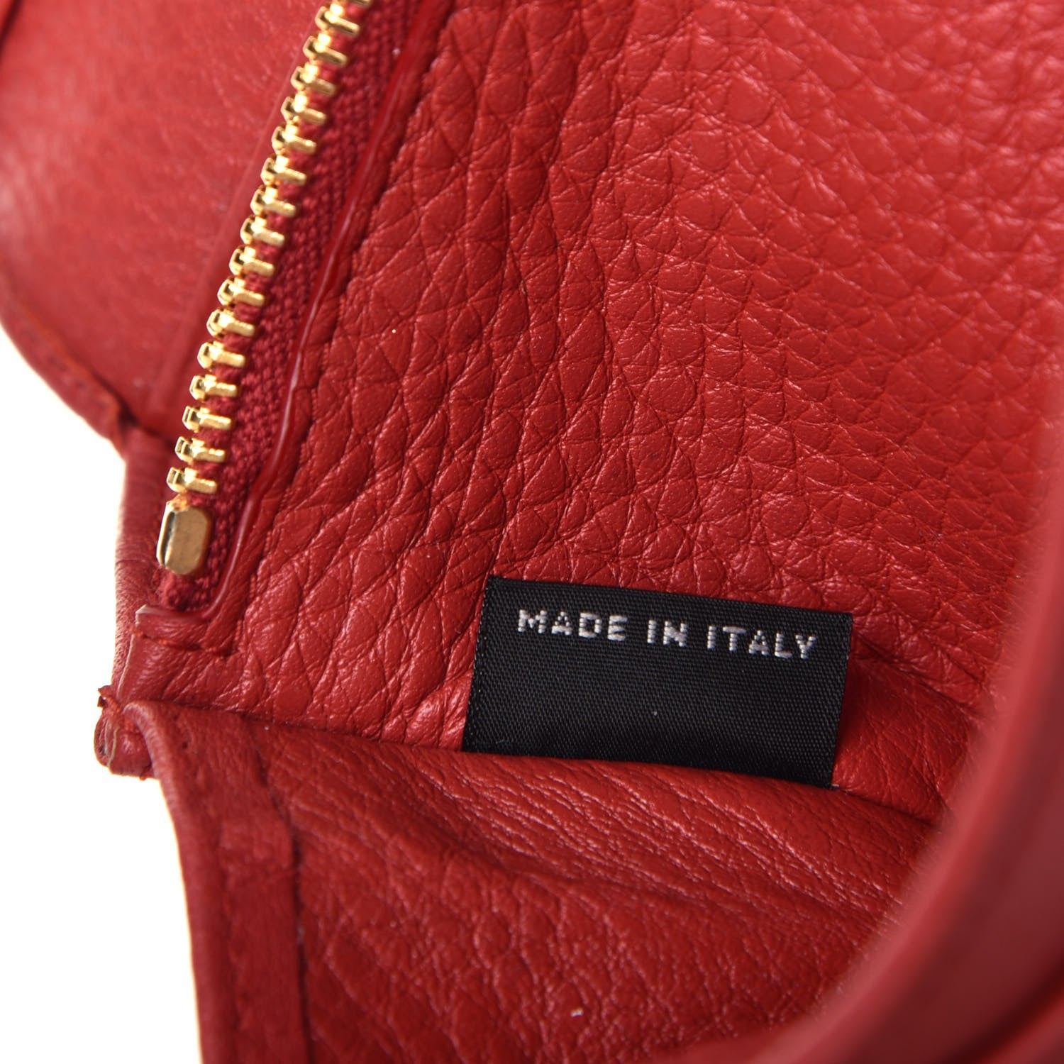 Prada Vitello Daino Continental Flap Wallet Rosso 7 of 7
