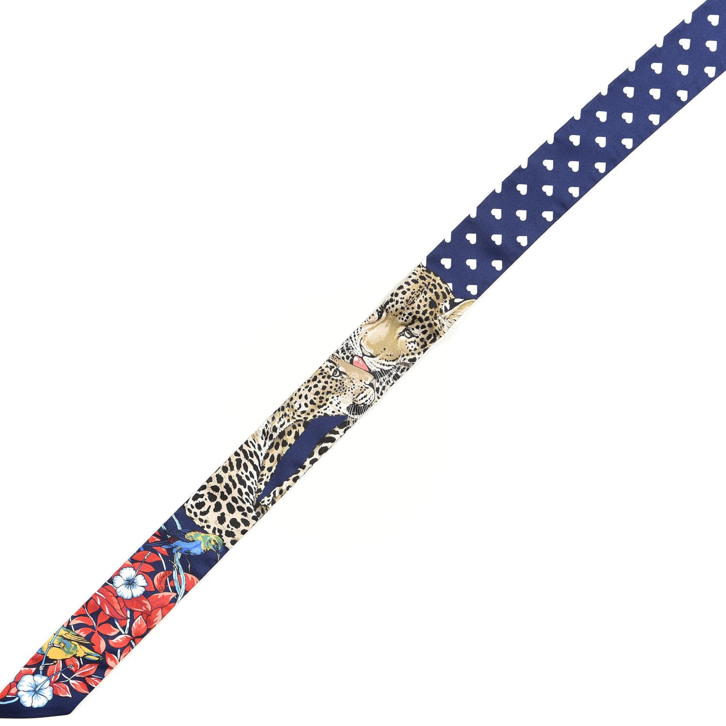 Silk Jungle Love Twilly Marine Rouge Brun