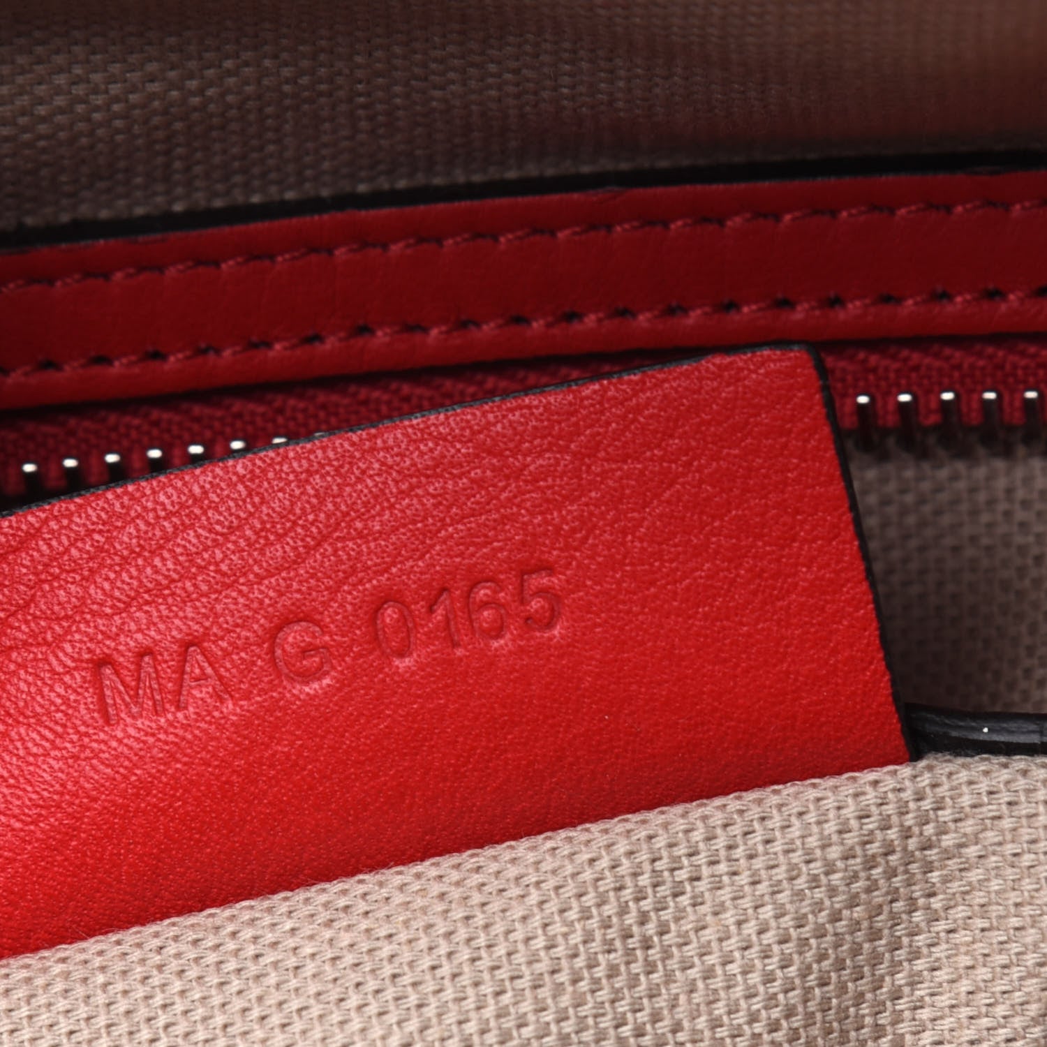 Givenchy Pebbled Calfskin Small Nightingale Red 8 of 15