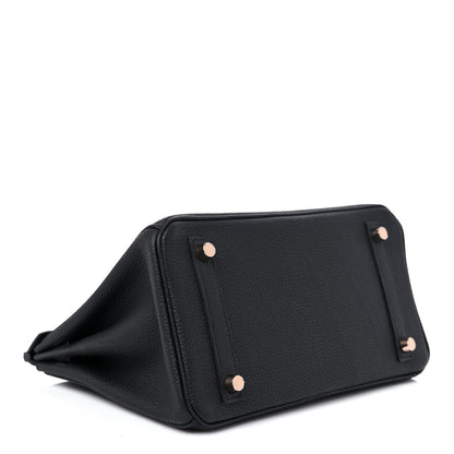 Hermes Togo Birkin 25 Black 4 of 15
