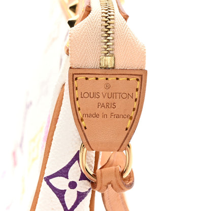 Louis Vuitton Monogram Multicolor Pochette Accessories White 6 of 12