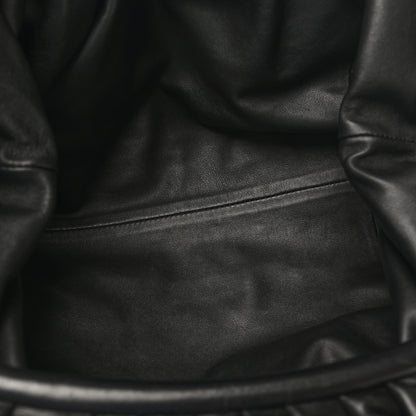 Bottega Veneta Smooth Butter Calf The Pouch Oversized Clutch Black 5 of 10