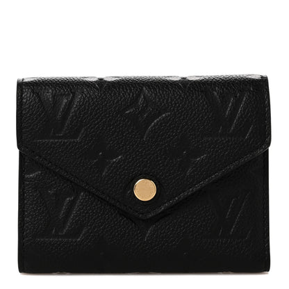 Louis Vuitton Empreinte Victorine Wallet Black 1 of 9
