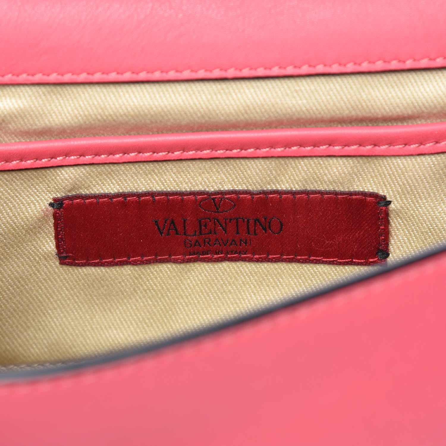 Valentino Garavani Vitello Mini Rockstud Flap Saddle Crossbody Bag Deep Rose 8 of 12