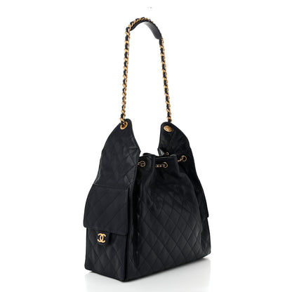 Chanel Caviar Quilted Medium Chanel 25 Handbag Dark Navy 4 of 11