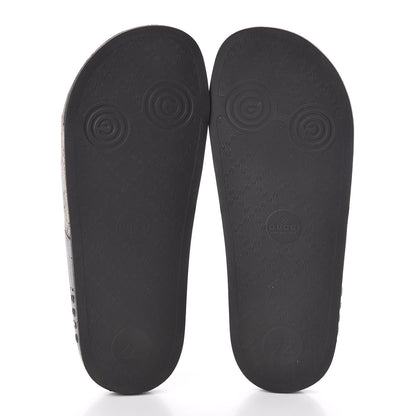 Gucci GG Supreme Monogram Angry Cat Slide Sandals 38 Black Multicolor 5 of 6