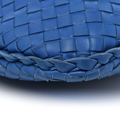 Bottega Veneta Nappa Intrecciato Medium Veneta Hobo Signal Blue 8 of 14