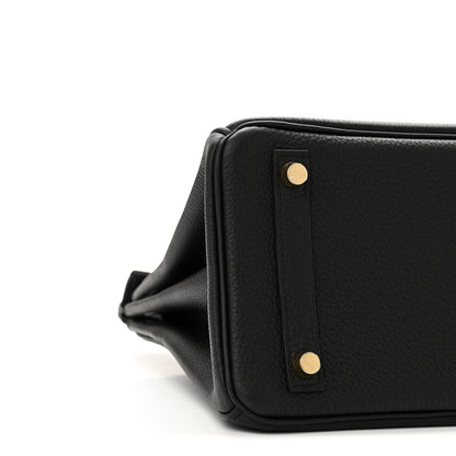 Hermes Togo Birkin 25 Black 9 of 11
