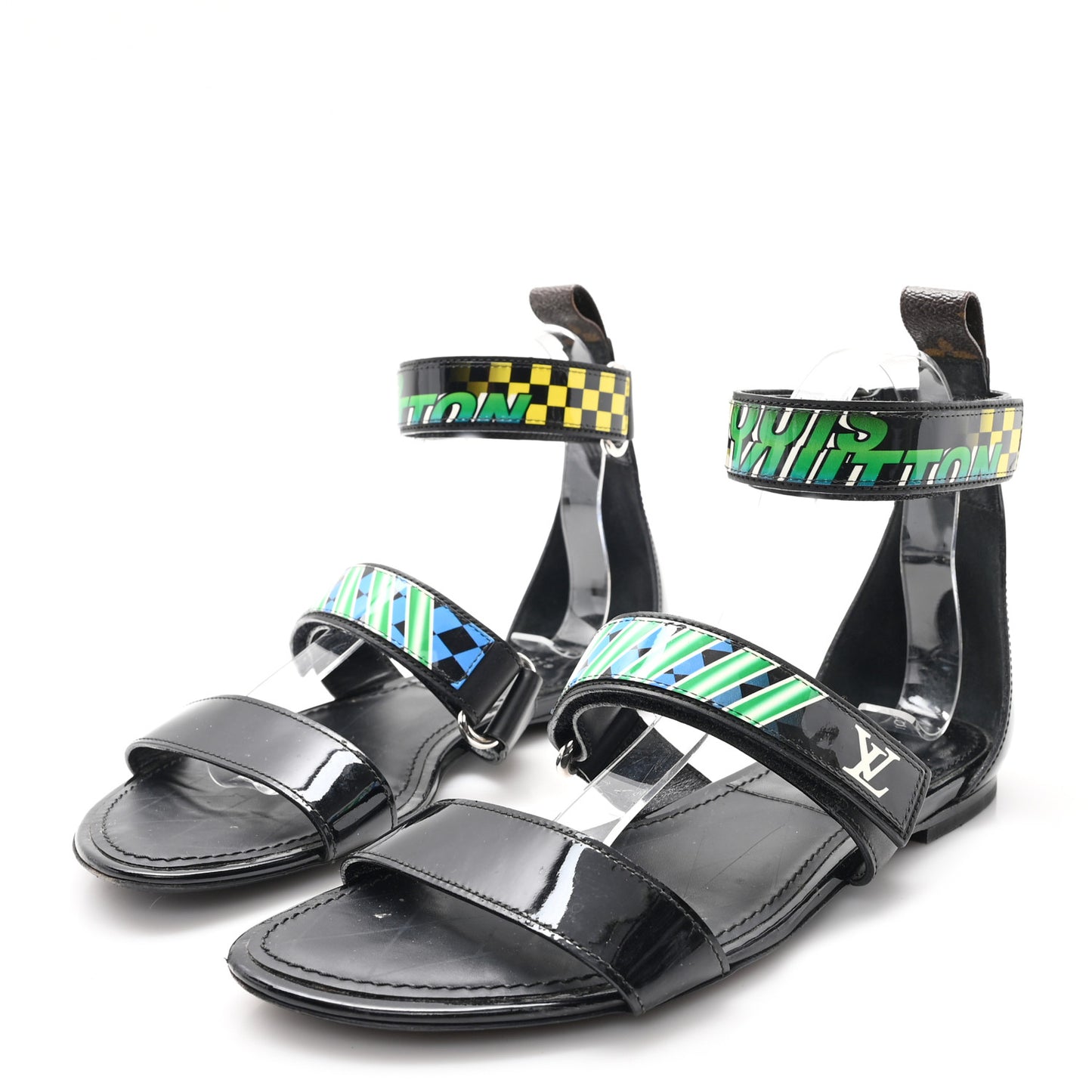 Patent Deep Sea Sandals 38 Black