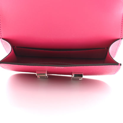 Hermes Epsom Constance Slim Wallet Rose Mexico 6 of 8