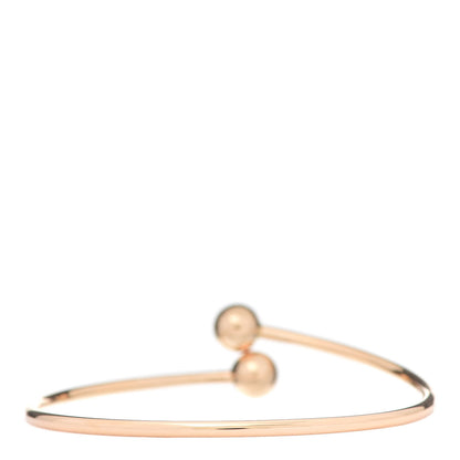 Tiffany 18K Rose Gold 8mm HardWear Ball Bypass Bracelet 3 of 5