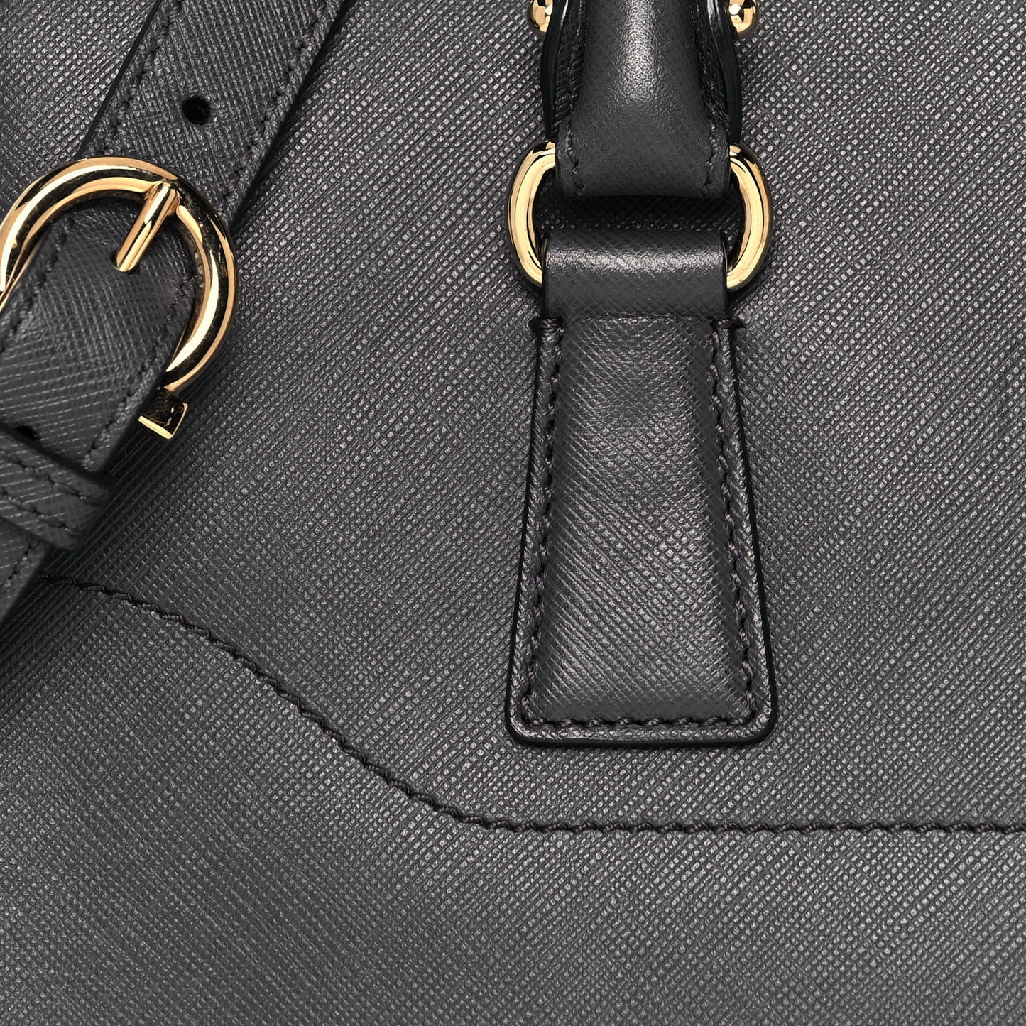 Saffiano Large Beky Tote Gray