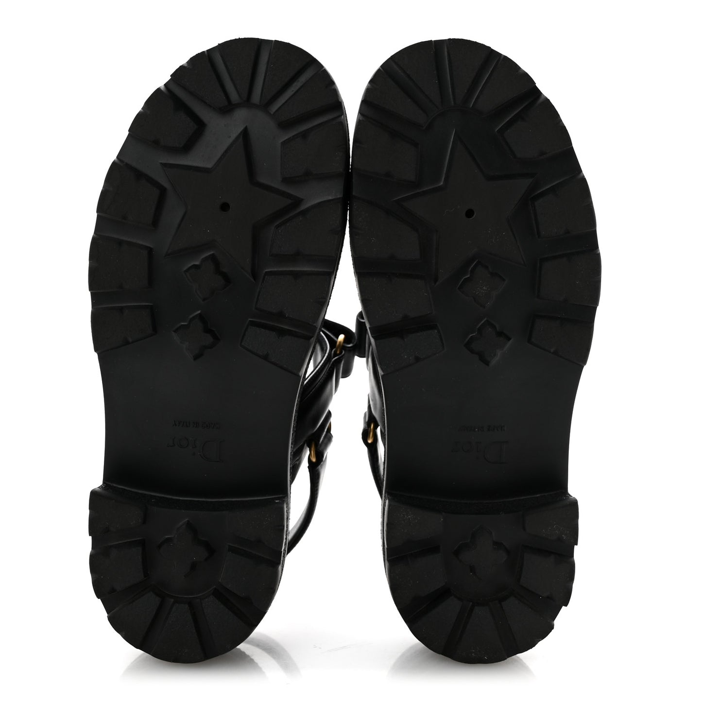 Lambskin Dioract 10mm Sandals 38 Black
