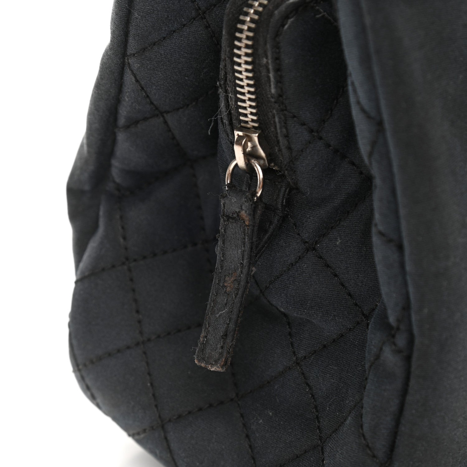 Chanel Canvas Lipstick Ligne Tote Black 14 of 17