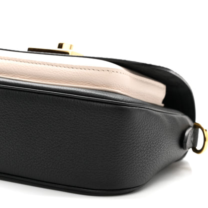 Louis Vuitton Grained Calfskin Lockme Tender Black 9 of 9