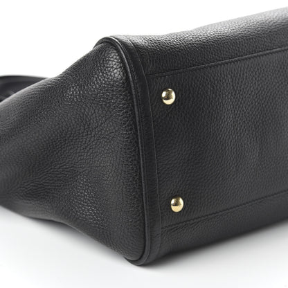 Gucci Pebbled Calfskin Medium Soho Shoulder Bag Black 6 of 10