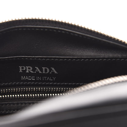 Prada City Calf Banana Print Camera Bag Black Fuchsia 6 of 10