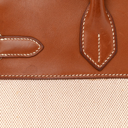 Hermes Toile Barenia HAC Birkin 32 Fauve 18 of 25