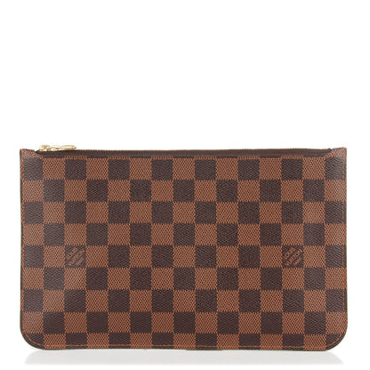 Louis Vuitton Damier Ebene Neverfull MM GM Pochette 1 of 9