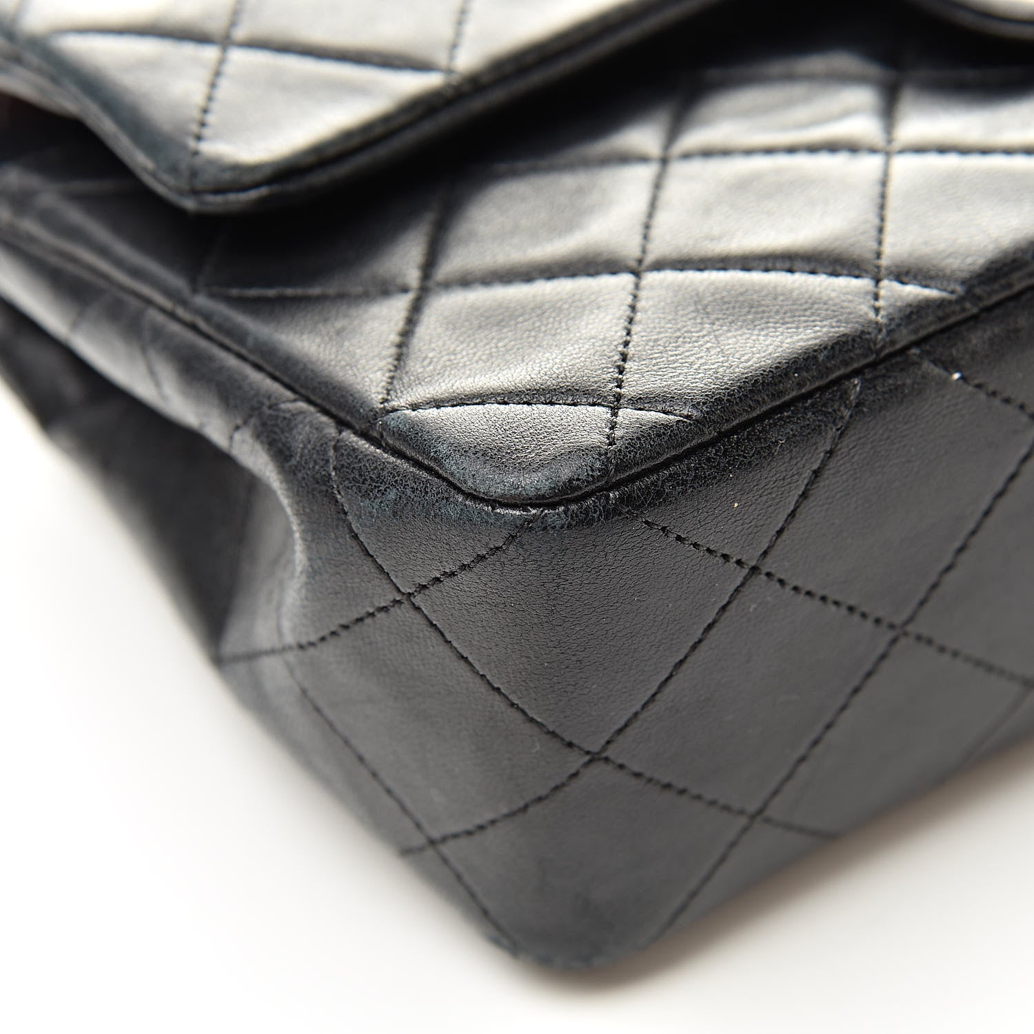 Chanel Lambskin Quilted Small Double Flap Black 10 of 19