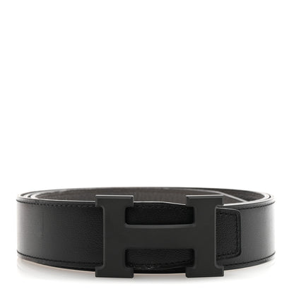 Hermes Box Togo 32mm Matte H Belt 100 40 Black Etain 1 of 6
