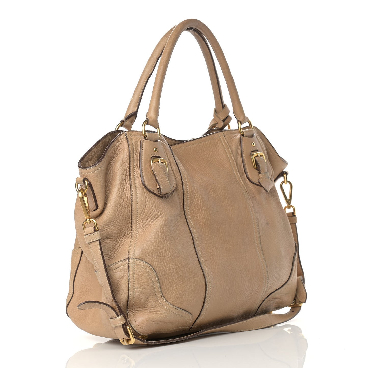 Cervo Antik Shoulder Bag Naturale