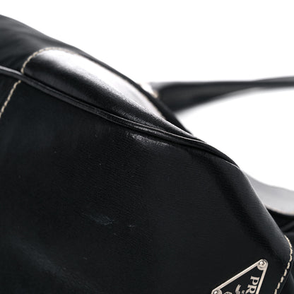 Prada Tessuto Nylon Moon Shoulder Bag Black 11 of 19