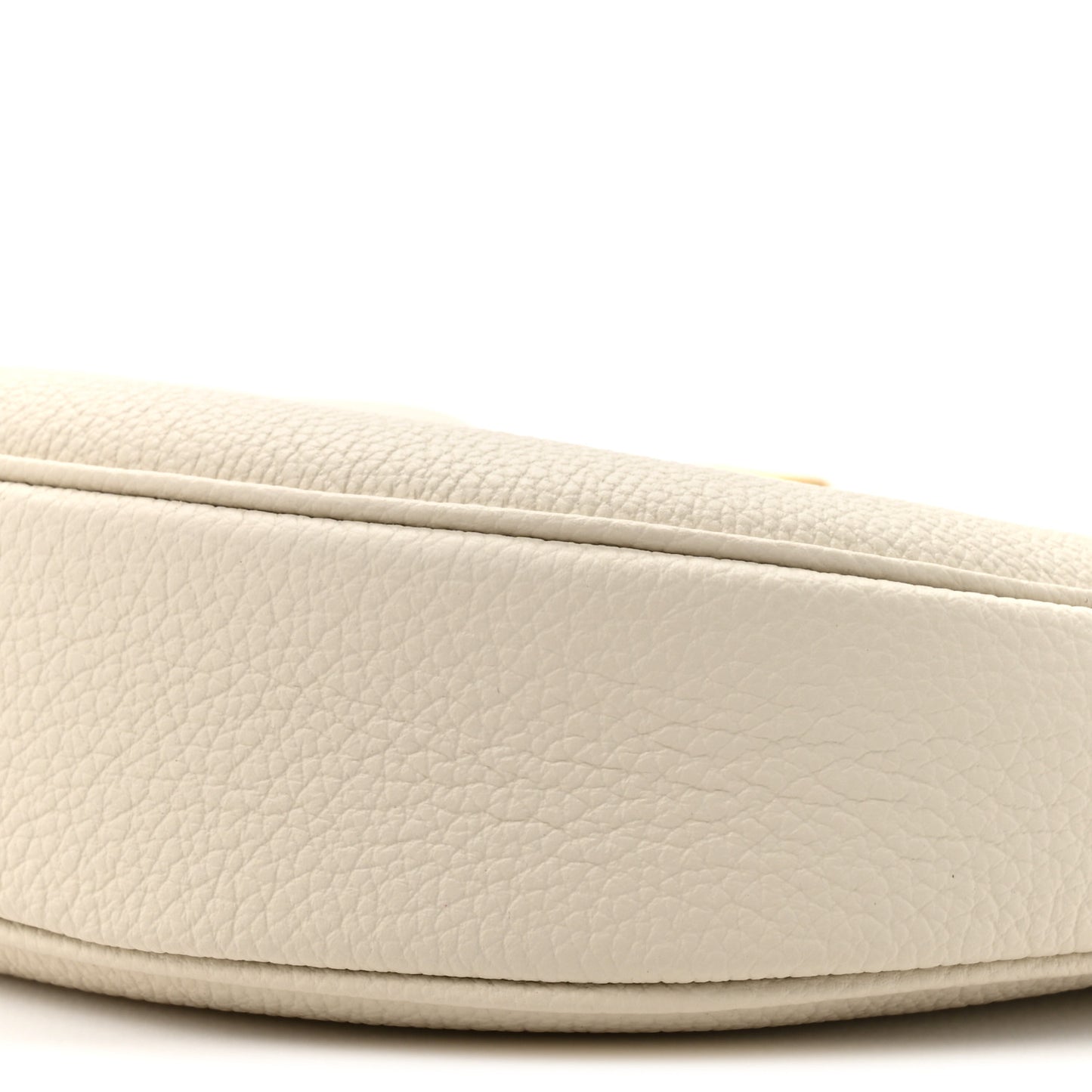 Supple Grained Calfskin Teen Lulu Shoulder Bag Rice