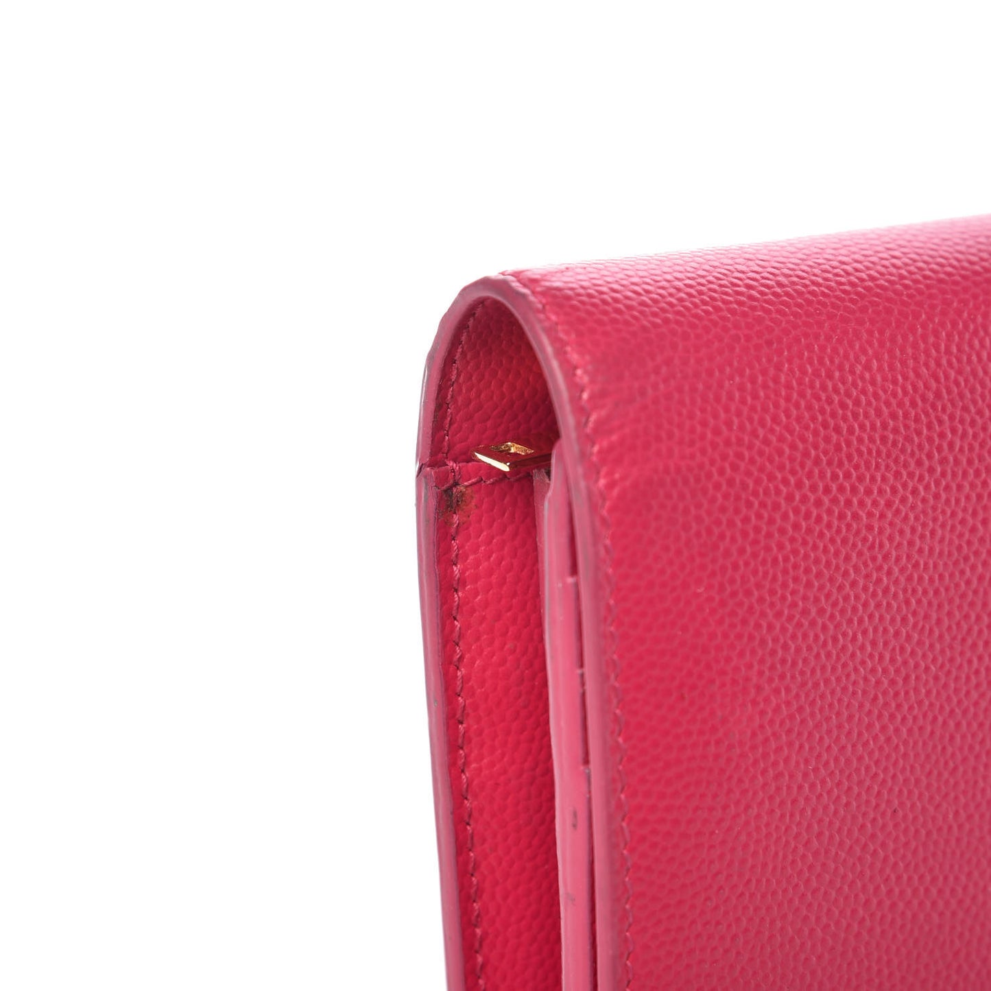 Grain De Poudre Classic Monogram Cassandre Wallet Fuchsia