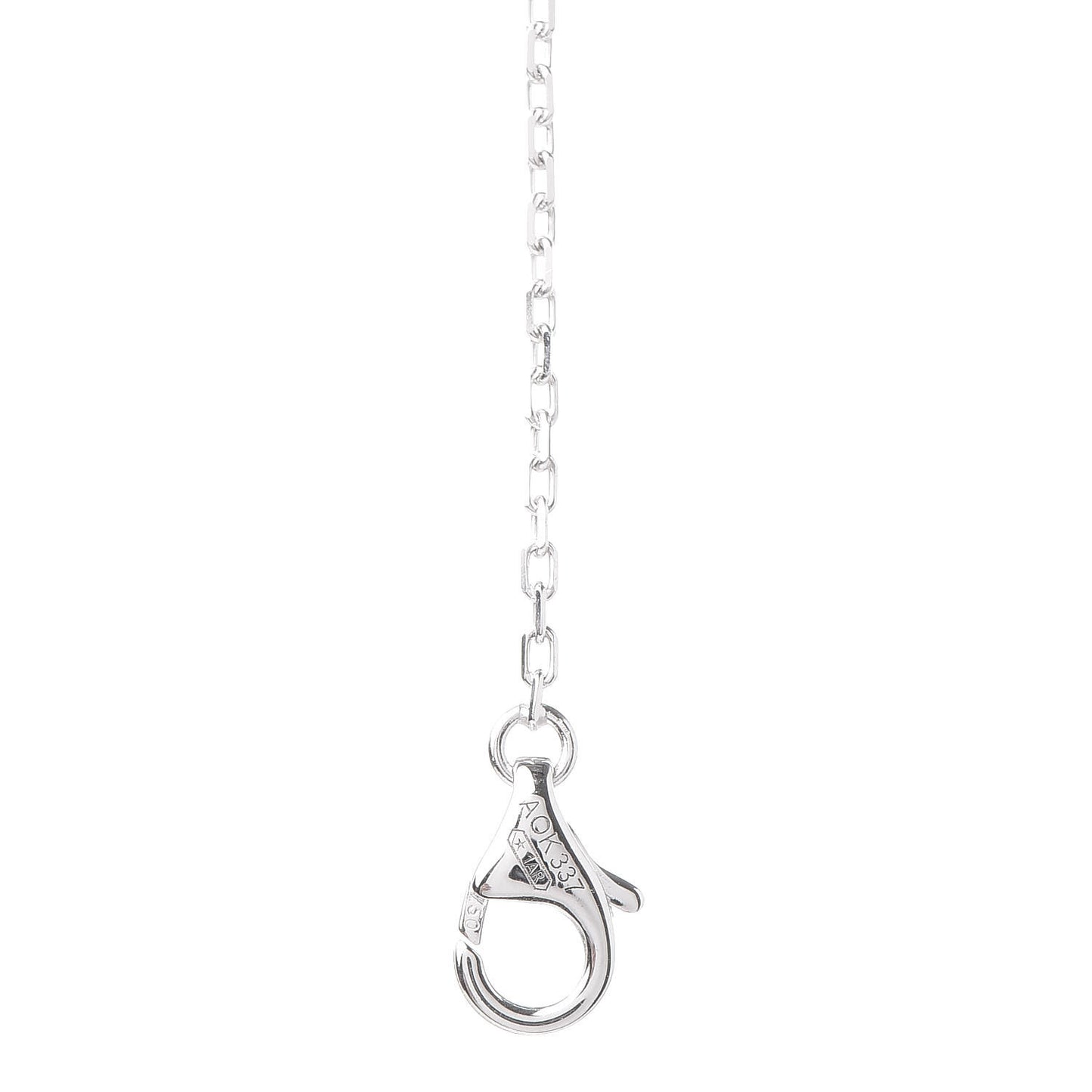 18K White Gold Diamond D'Amour Heart Pendant Necklace